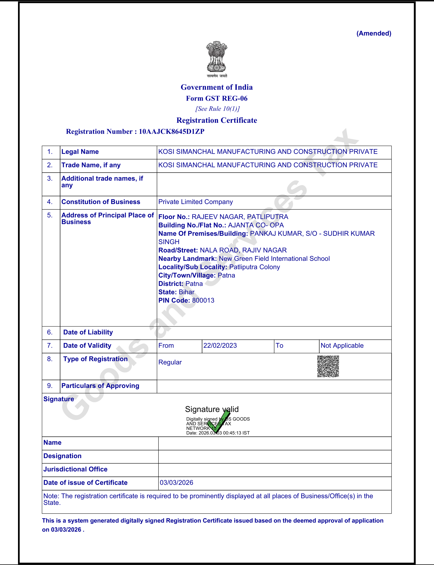 GST Registration